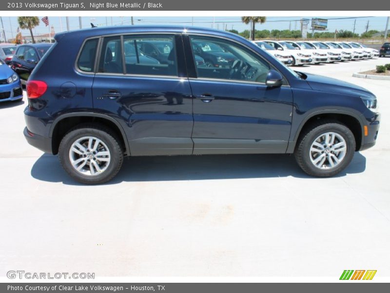 Night Blue Metallic / Black 2013 Volkswagen Tiguan S