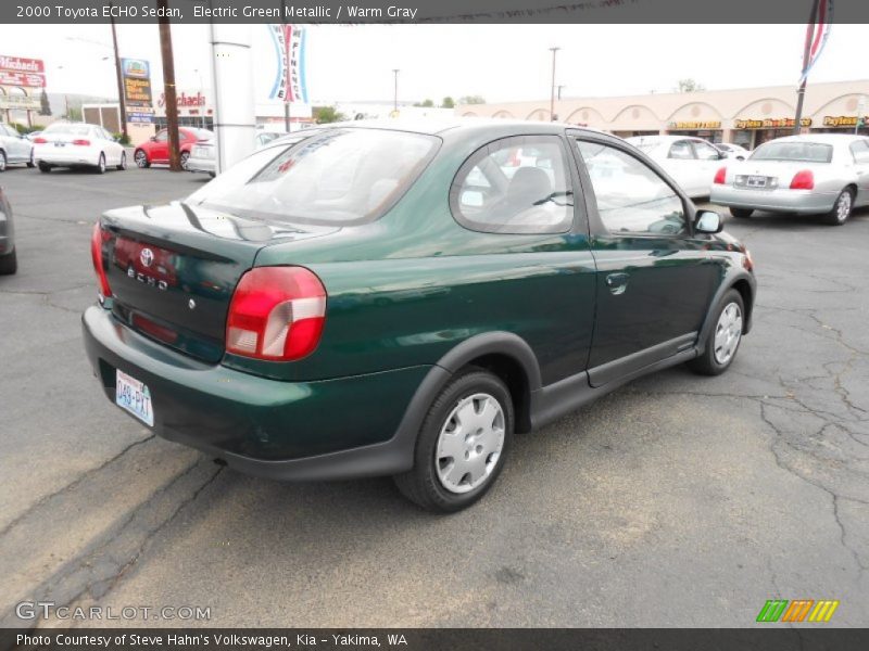 Electric Green Metallic / Warm Gray 2000 Toyota ECHO Sedan