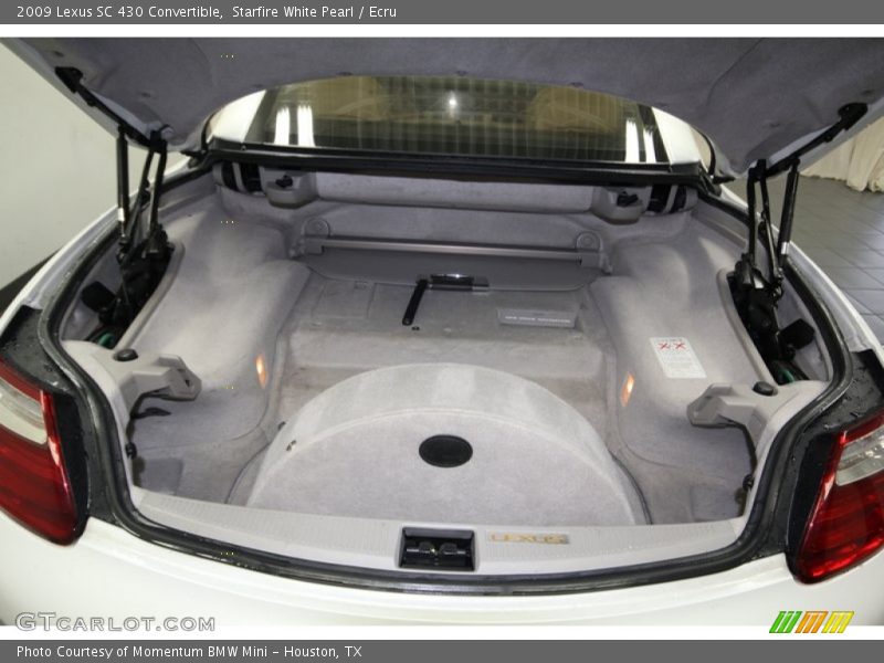  2009 SC 430 Convertible Trunk