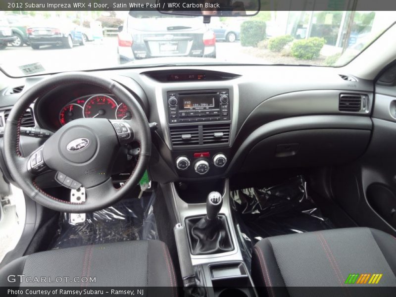 Dashboard of 2012 Impreza WRX 4 Door