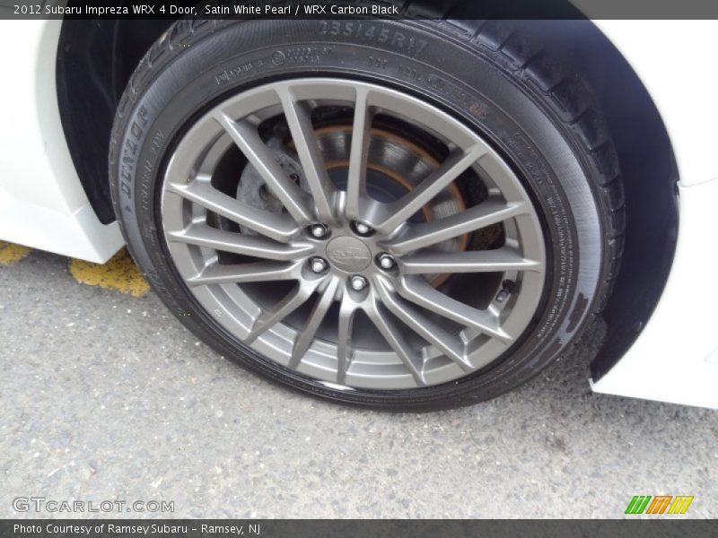  2012 Impreza WRX 4 Door Wheel