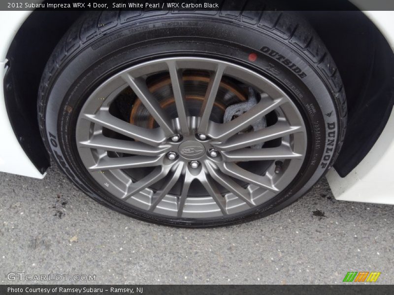  2012 Impreza WRX 4 Door Wheel