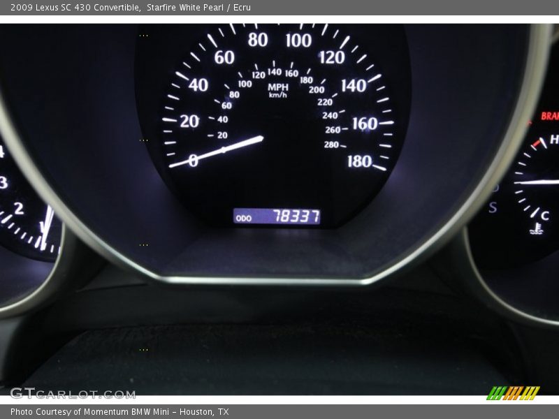 Starfire White Pearl / Ecru 2009 Lexus SC 430 Convertible