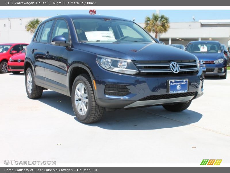 Night Blue Metallic / Black 2013 Volkswagen Tiguan S