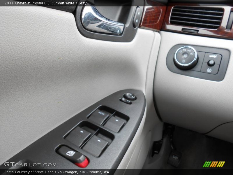 Summit White / Gray 2011 Chevrolet Impala LT