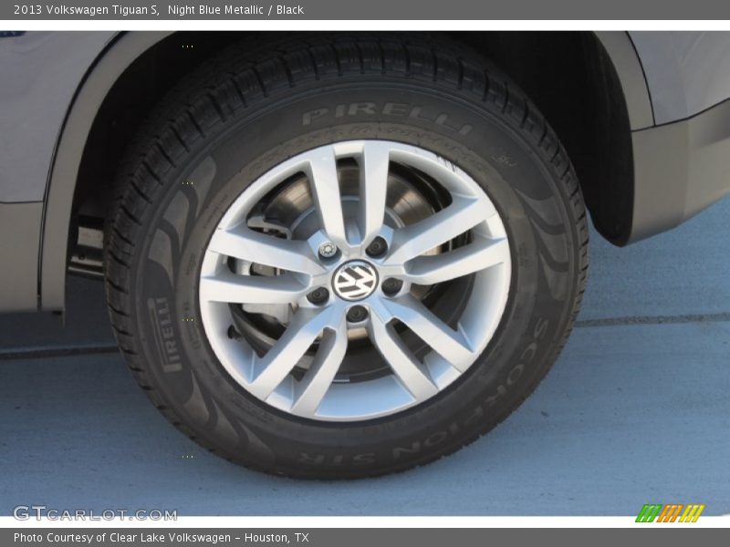 Night Blue Metallic / Black 2013 Volkswagen Tiguan S
