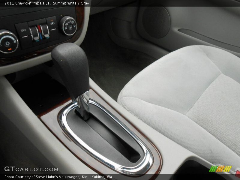 Summit White / Gray 2011 Chevrolet Impala LT