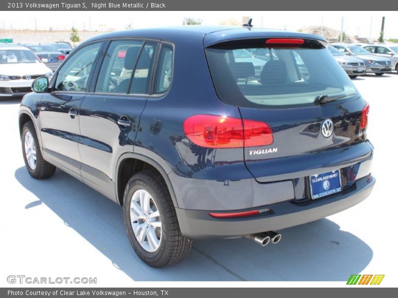 Night Blue Metallic / Black 2013 Volkswagen Tiguan S