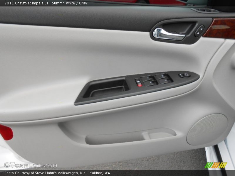 Summit White / Gray 2011 Chevrolet Impala LT