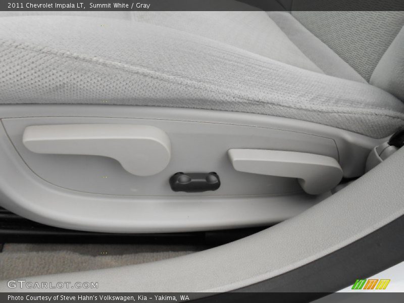 Summit White / Gray 2011 Chevrolet Impala LT
