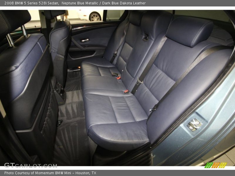 Rear Seat of 2008 5 Series 528i Sedan