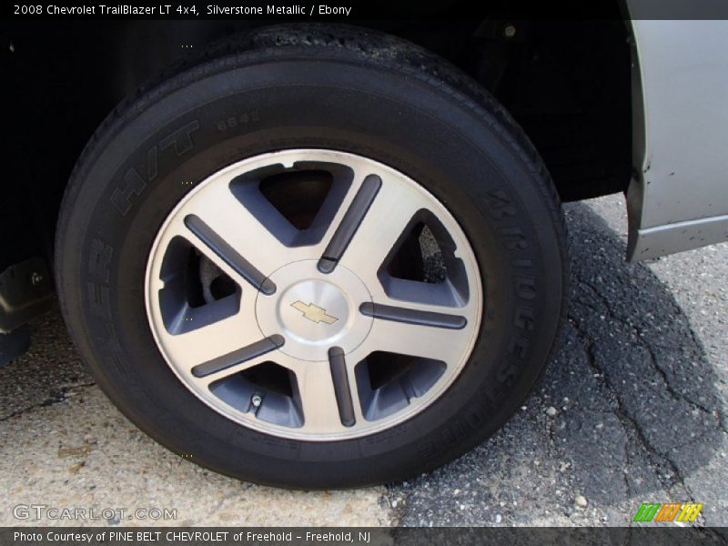 Silverstone Metallic / Ebony 2008 Chevrolet TrailBlazer LT 4x4