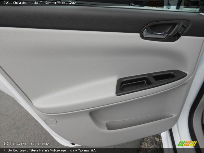 Summit White / Gray 2011 Chevrolet Impala LT