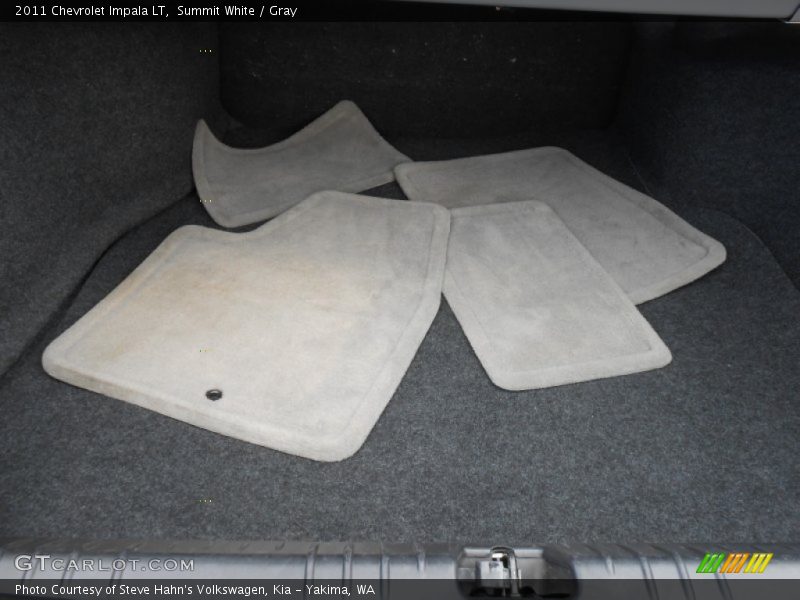 Summit White / Gray 2011 Chevrolet Impala LT