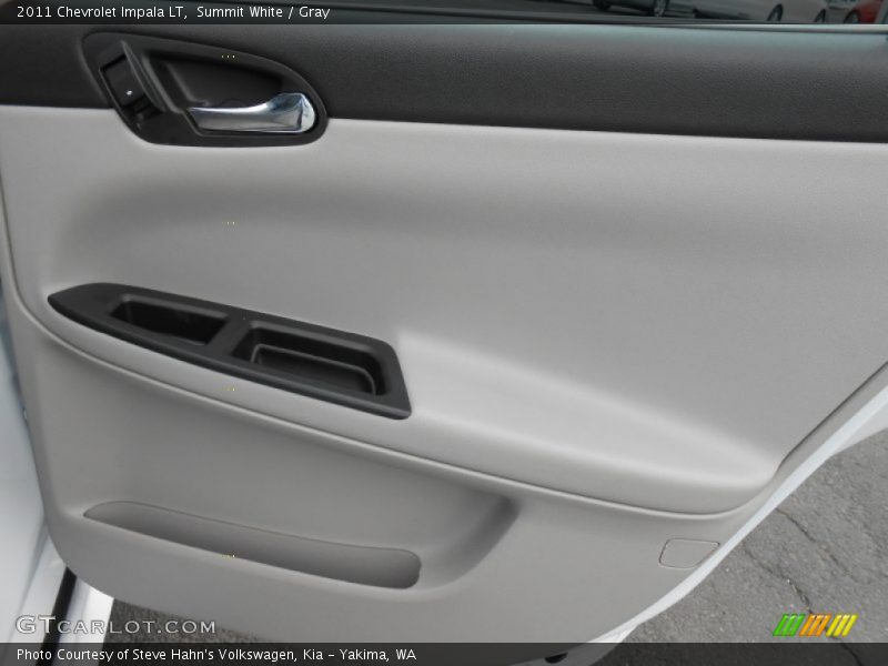 Summit White / Gray 2011 Chevrolet Impala LT