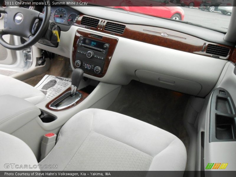 Summit White / Gray 2011 Chevrolet Impala LT