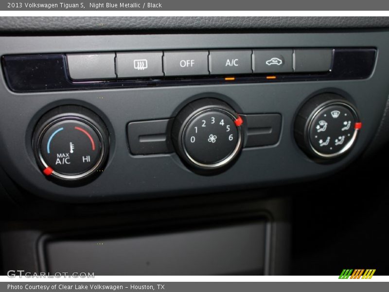Night Blue Metallic / Black 2013 Volkswagen Tiguan S