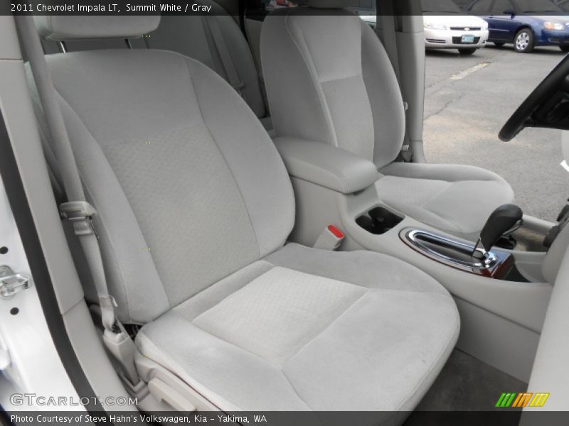 Summit White / Gray 2011 Chevrolet Impala LT