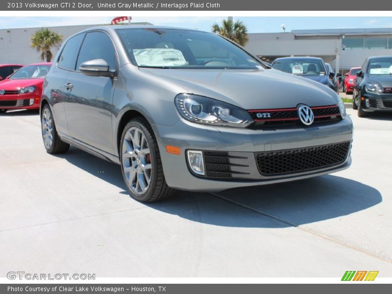 United Gray Metallic / Interlagos Plaid Cloth 2013 Volkswagen GTI 2 Door