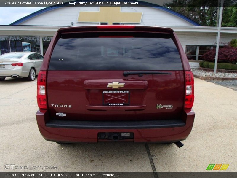 Deep Ruby Red Metallic / Light Cashmere 2009 Chevrolet Tahoe Hybrid 4x4