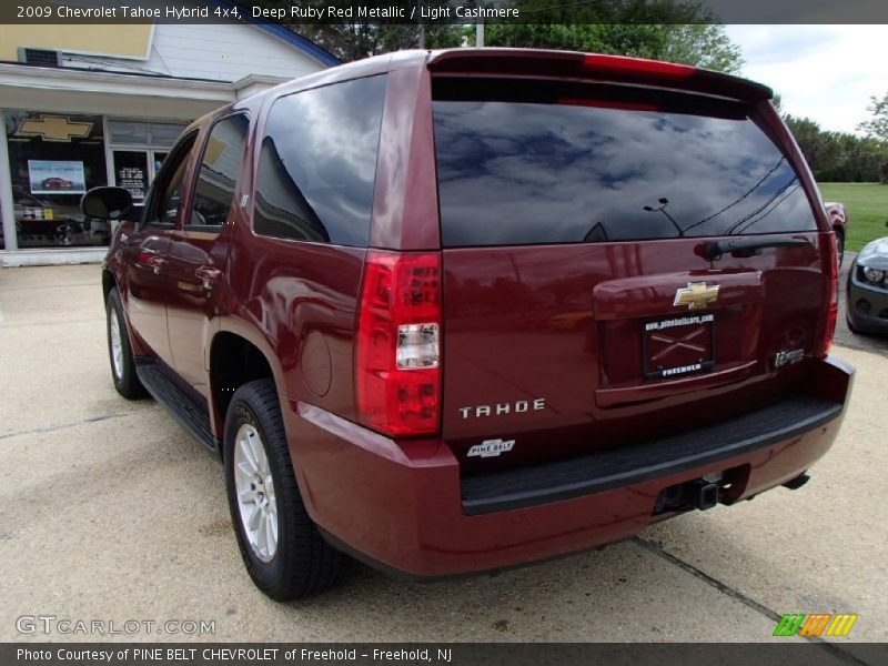 Deep Ruby Red Metallic / Light Cashmere 2009 Chevrolet Tahoe Hybrid 4x4