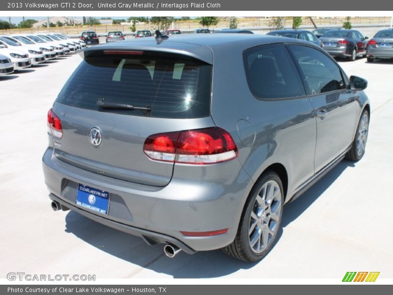 United Gray Metallic / Interlagos Plaid Cloth 2013 Volkswagen GTI 2 Door