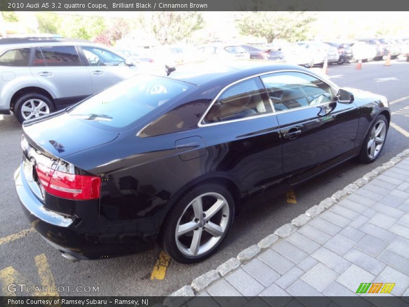 Brilliant Black / Cinnamon Brown 2010 Audi A5 3.2 quattro Coupe