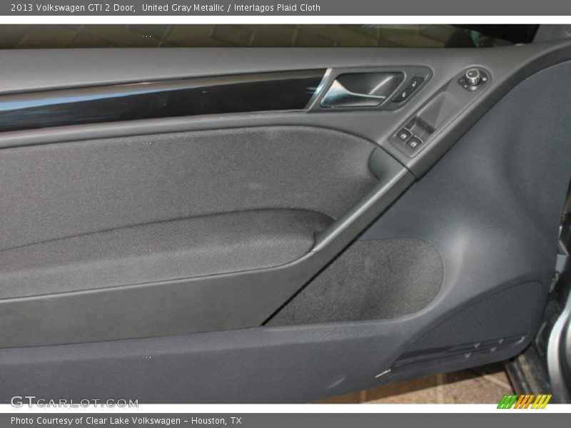 United Gray Metallic / Interlagos Plaid Cloth 2013 Volkswagen GTI 2 Door