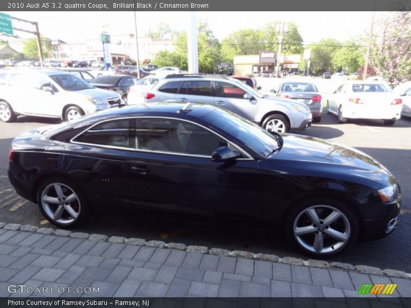 Brilliant Black / Cinnamon Brown 2010 Audi A5 3.2 quattro Coupe