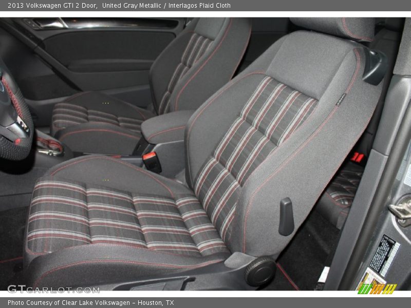 United Gray Metallic / Interlagos Plaid Cloth 2013 Volkswagen GTI 2 Door