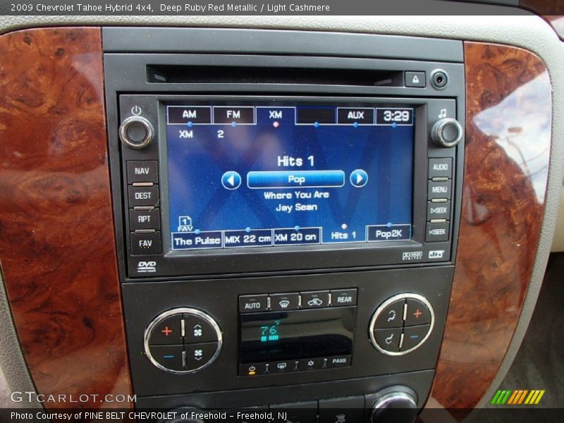 Deep Ruby Red Metallic / Light Cashmere 2009 Chevrolet Tahoe Hybrid 4x4