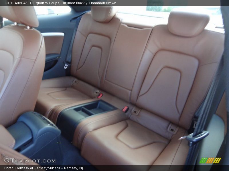 Rear Seat of 2010 A5 3.2 quattro Coupe
