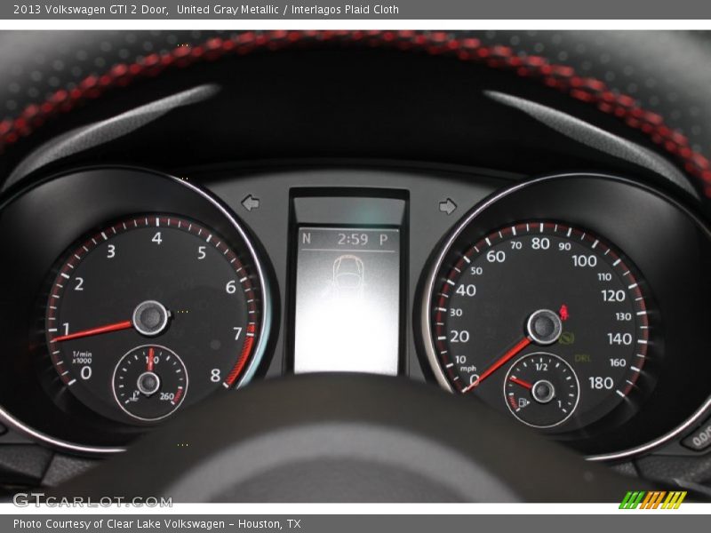 United Gray Metallic / Interlagos Plaid Cloth 2013 Volkswagen GTI 2 Door