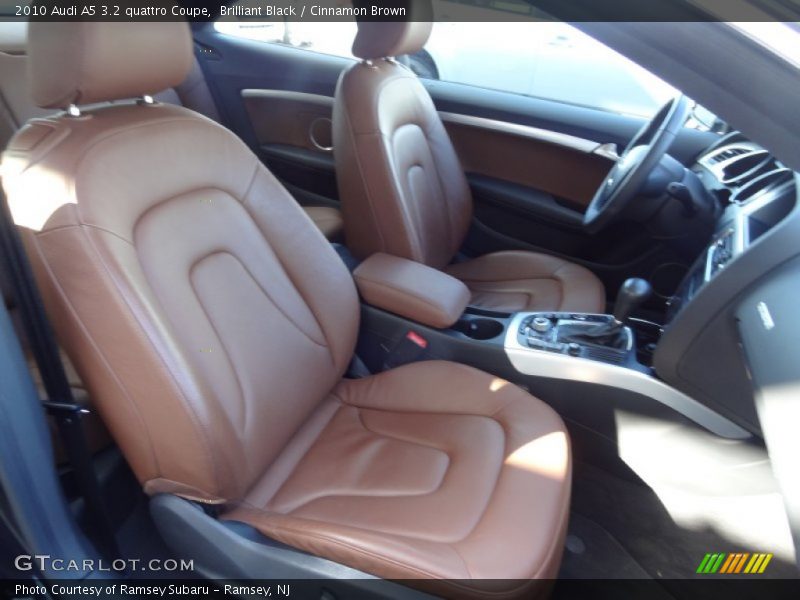 Front Seat of 2010 A5 3.2 quattro Coupe