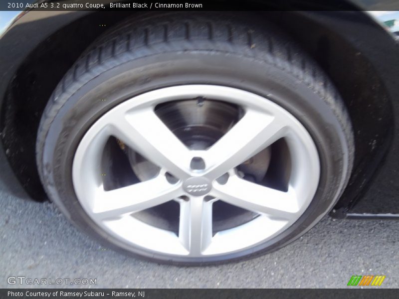 Brilliant Black / Cinnamon Brown 2010 Audi A5 3.2 quattro Coupe