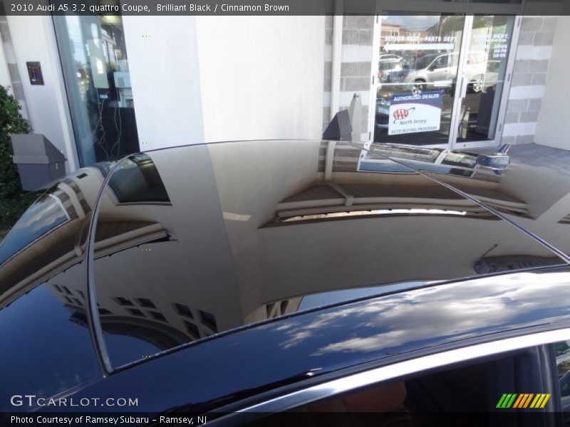 Brilliant Black / Cinnamon Brown 2010 Audi A5 3.2 quattro Coupe