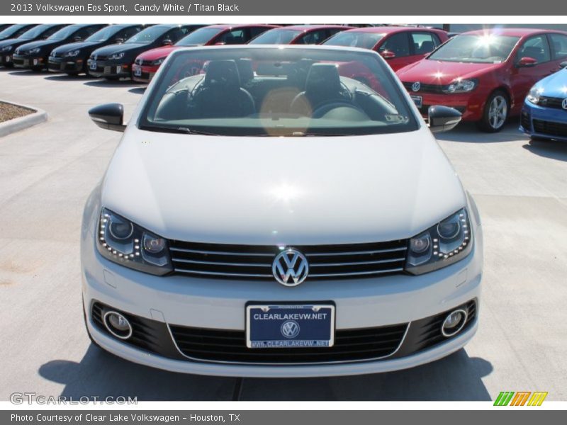 Candy White / Titan Black 2013 Volkswagen Eos Sport