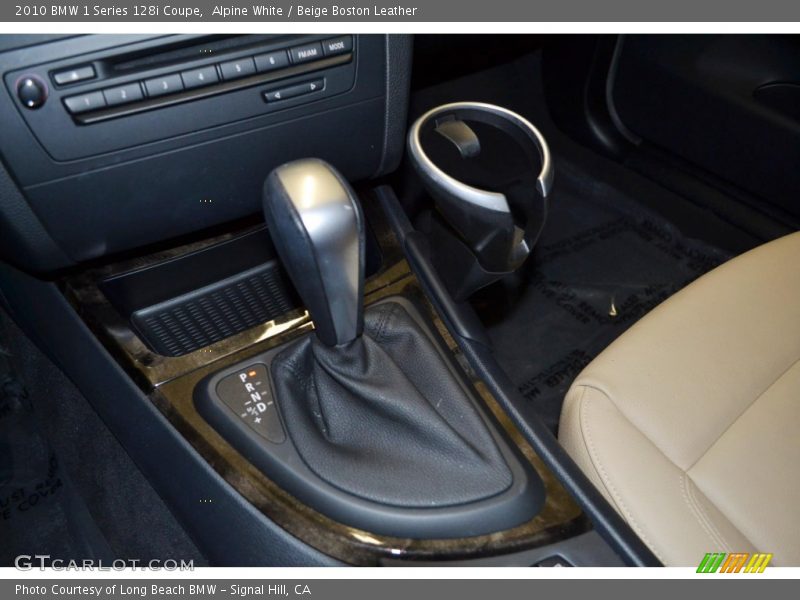 Alpine White / Beige Boston Leather 2010 BMW 1 Series 128i Coupe