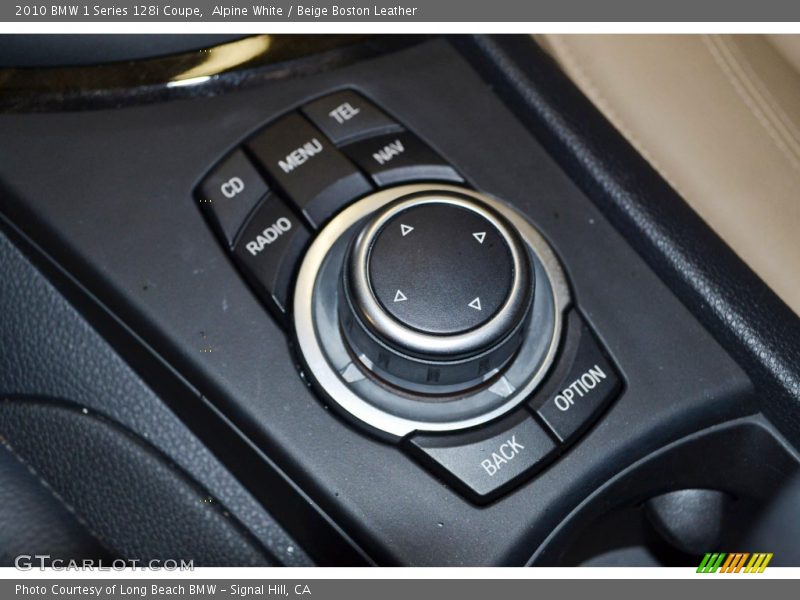 Alpine White / Beige Boston Leather 2010 BMW 1 Series 128i Coupe