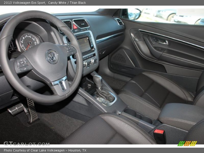 Candy White / Titan Black 2013 Volkswagen Eos Sport