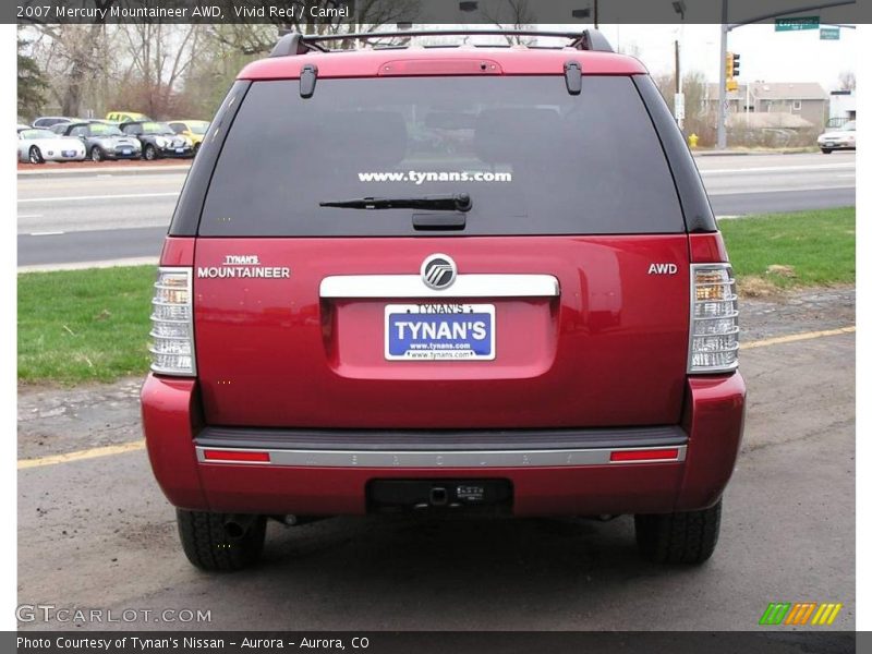 Vivid Red / Camel 2007 Mercury Mountaineer AWD