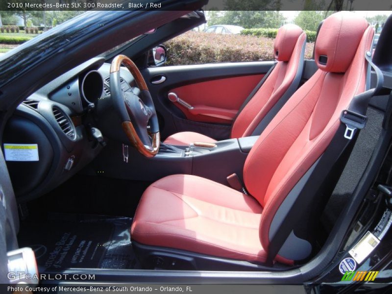 Front Seat of 2010 SLK 300 Roadster