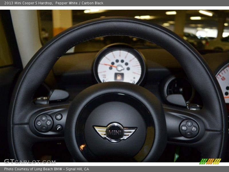 Pepper White / Carbon Black 2013 Mini Cooper S Hardtop