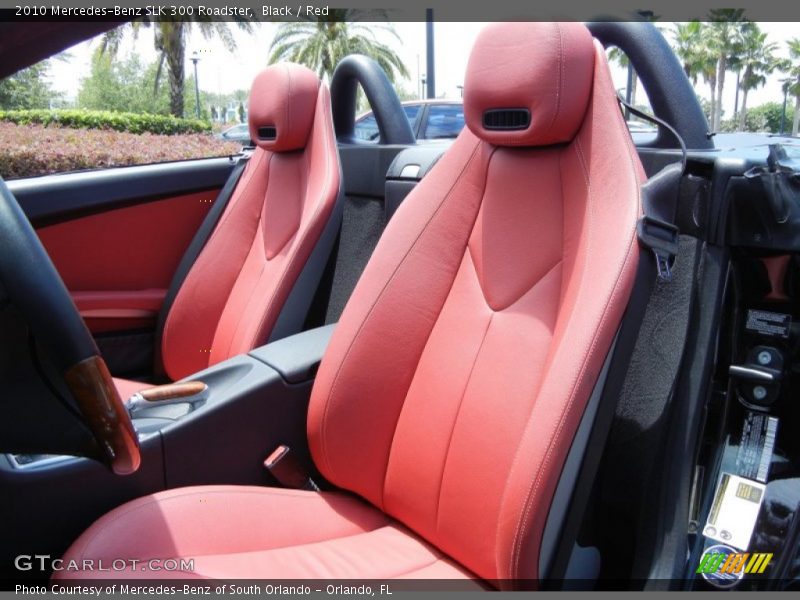 Front Seat of 2010 SLK 300 Roadster