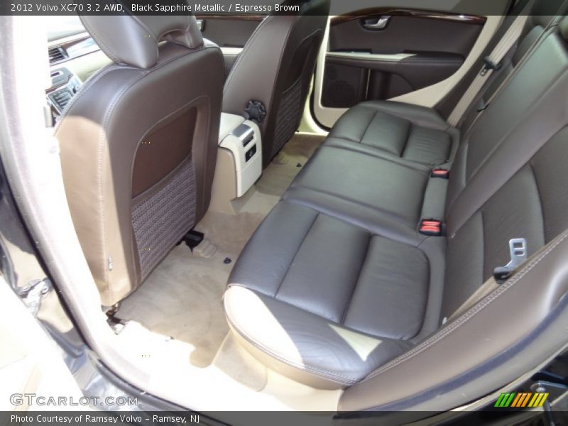 Rear Seat of 2012 XC70 3.2 AWD