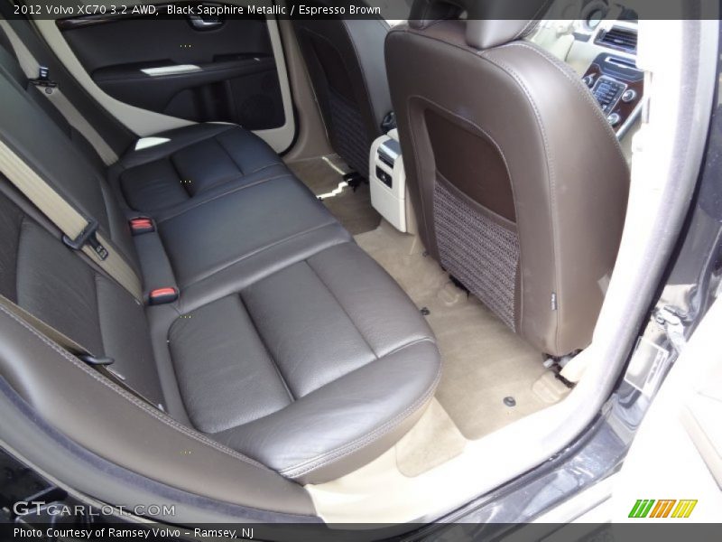 Rear Seat of 2012 XC70 3.2 AWD