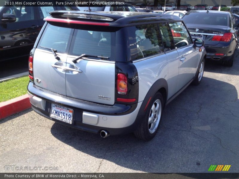 Pure Silver Metallic / Grey/Carbon Black 2010 Mini Cooper Clubman