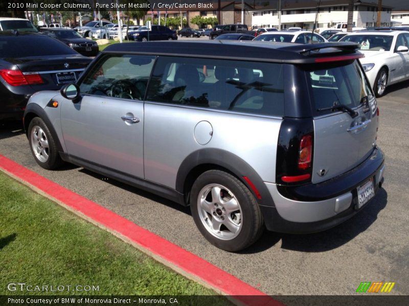 Pure Silver Metallic / Grey/Carbon Black 2010 Mini Cooper Clubman