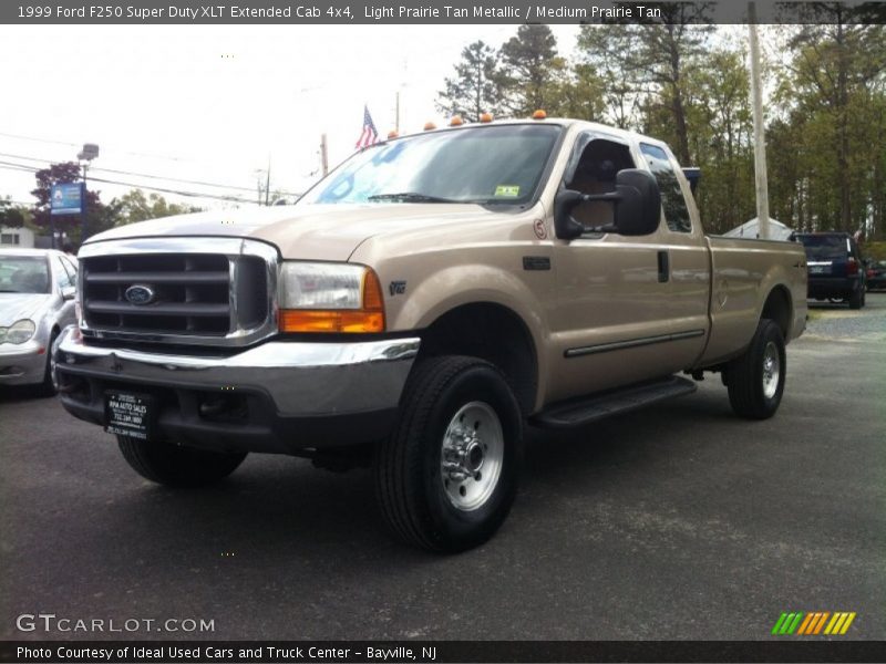 Light Prairie Tan Metallic / Medium Prairie Tan 1999 Ford F250 Super Duty XLT Extended Cab 4x4