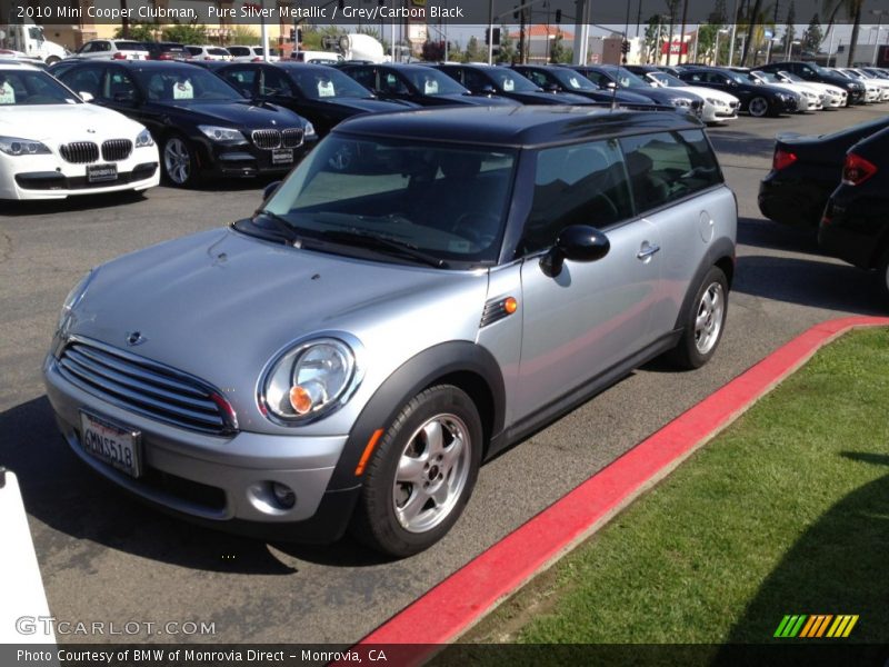 Pure Silver Metallic / Grey/Carbon Black 2010 Mini Cooper Clubman